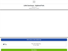 Tablet Screenshot of littleszechwanhighlandpark.com